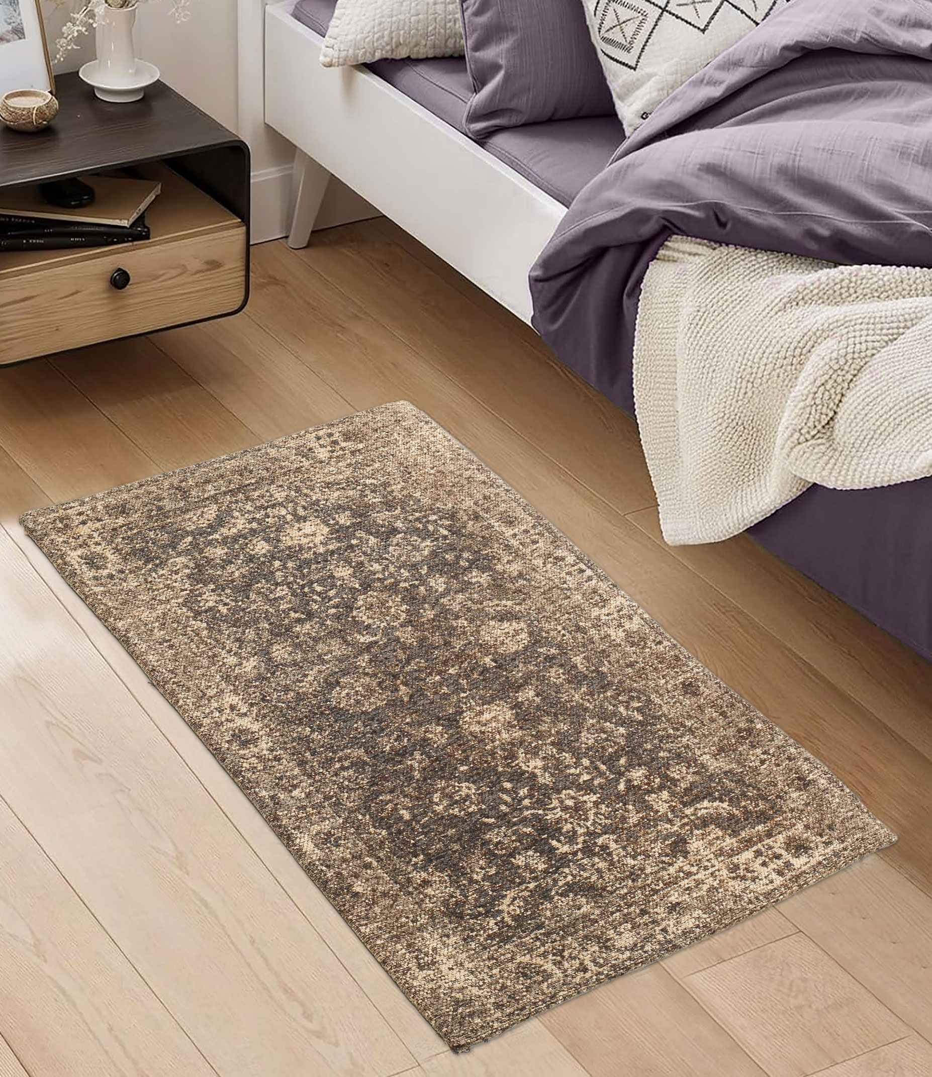 Micro Polyester Woven Rug