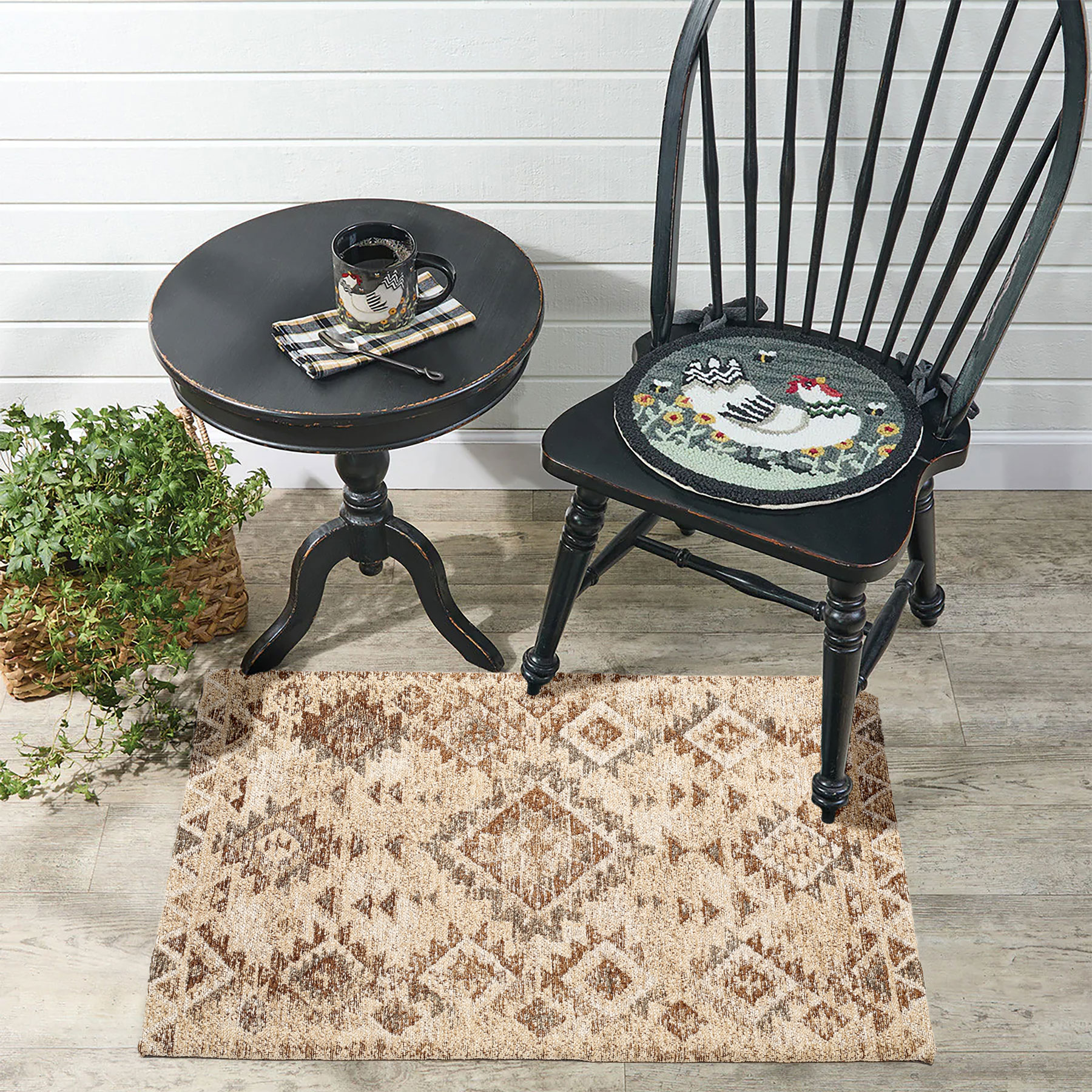Micro Polyester Woven Rug
