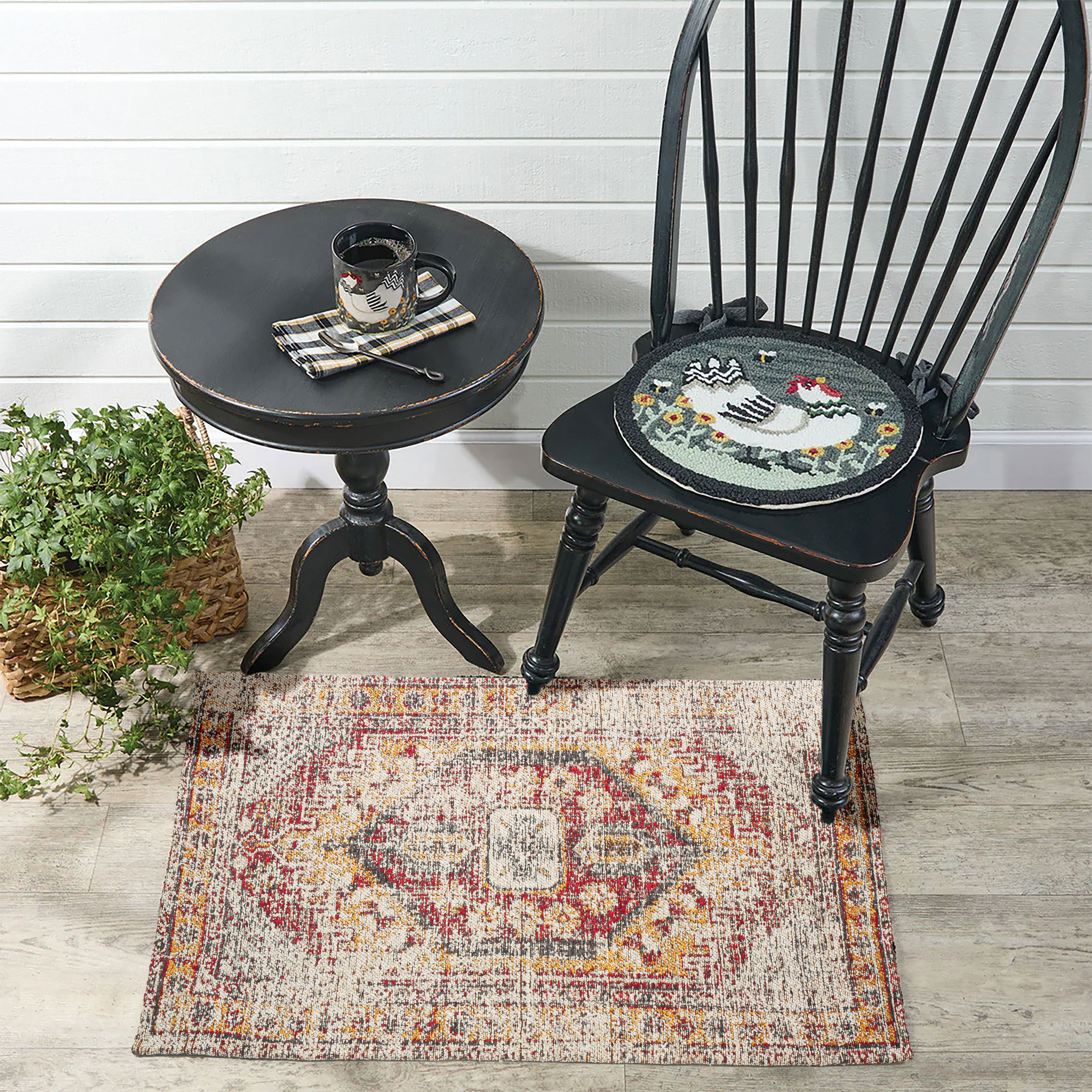 Micro Polyester Woven Rug