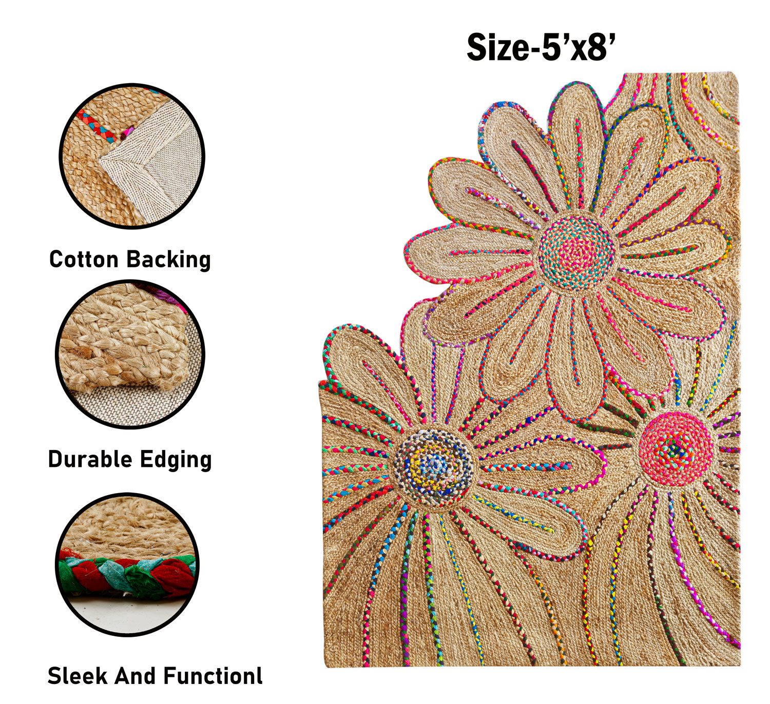 Floral Sustainable Rug